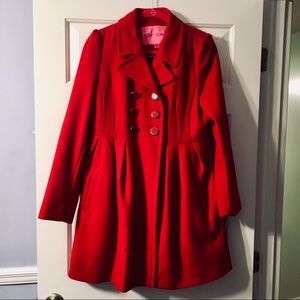 Excellent condition: Betsey Johnson sz 12 peacoat